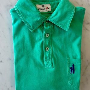 Johnnie-O Boys Polo Shirt, Green, Size 10